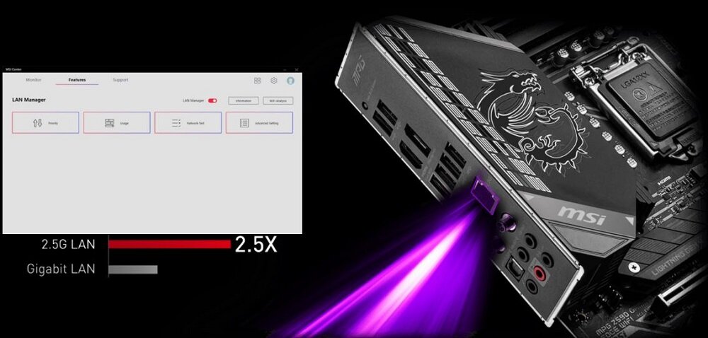 Płyta główna MSI Mpg Z590 Gaming Edge WiFi - ultraszybki internet