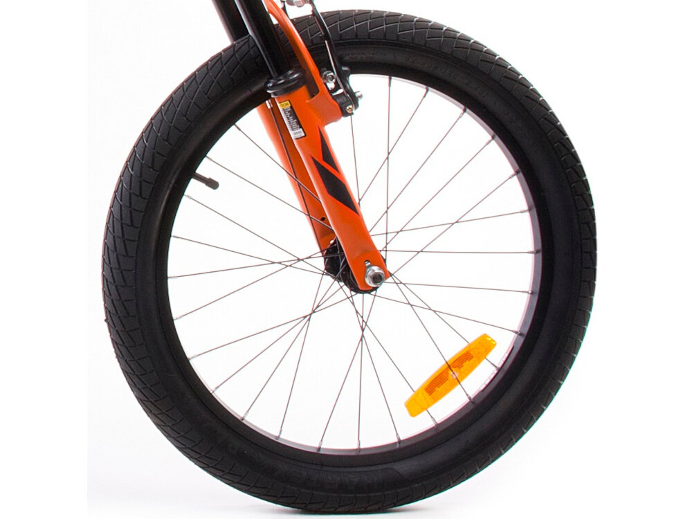 Rower dziecięcy SUN BABY Tiger Bike 20 cali dla chłopca Czarno-turkusowy koła 20-calowe na aluminiowych obręczach grube opony marki NNE wytrzymałe na uszkodzenia tłumią drgania stalowe piasty