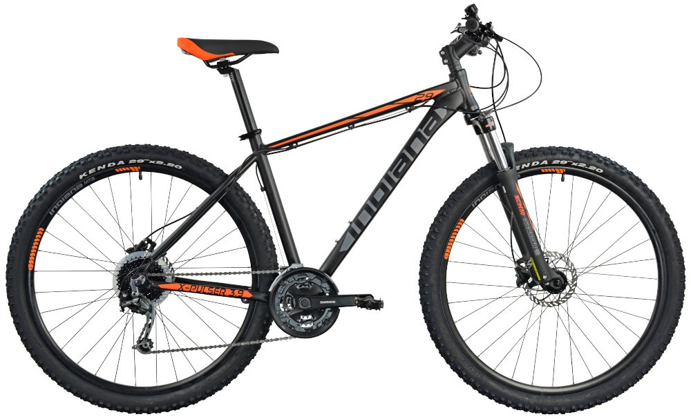 Rower górski MTB INDIANA X-Pulser 3.9 M19 29 cali męski Czarno-pomarańczowy 2-letnia gwarancja na ramę najważniejsz część roweru najwyższej jakości