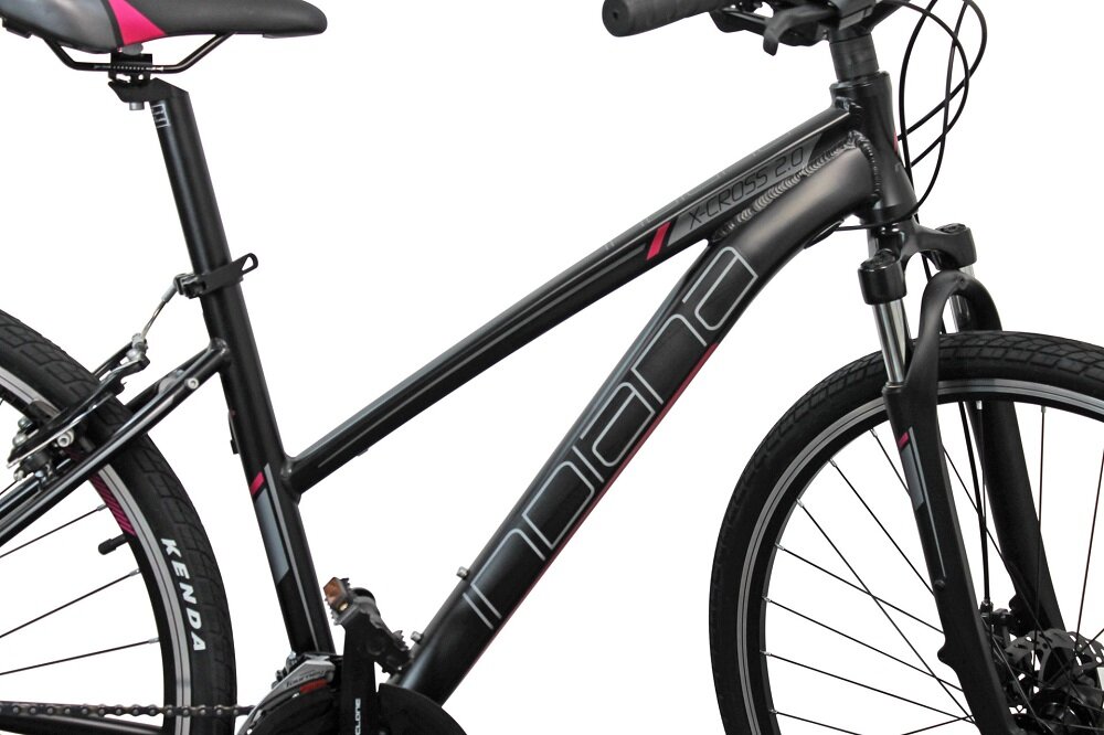 INDIANA XCross 2.0 D17 damski Czarnoczerwony Rower crossowy niskie