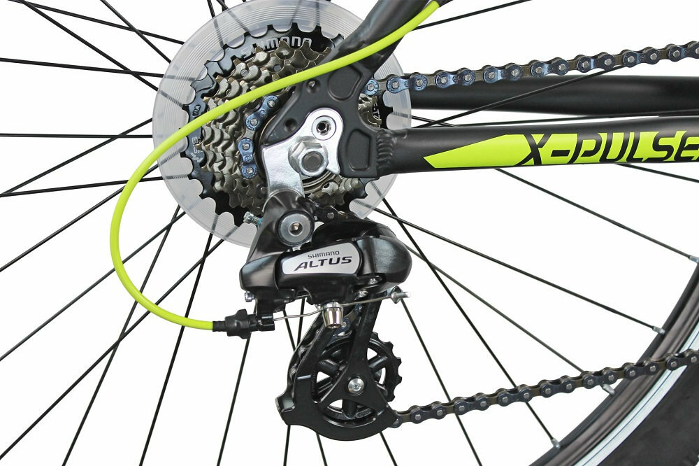 Rower górski MTB INDIANA X-Pulser 2.7 M17 - Przerzutki Shimano Tourney