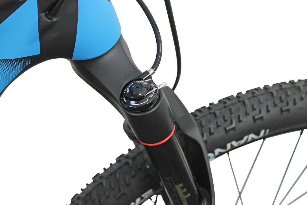 Rower górski MTB TORPADO Nearco N M15 27.5 cala męski Czarno-niebieski amortyzator przedni