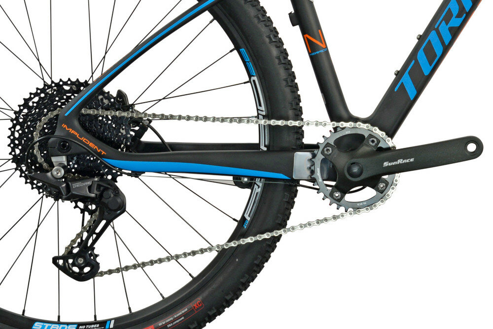 Rower górski MTB TORPADO Nearco N M15 27.5 cala męski Czarno-niebieski przerzutka shimano 11 biegow