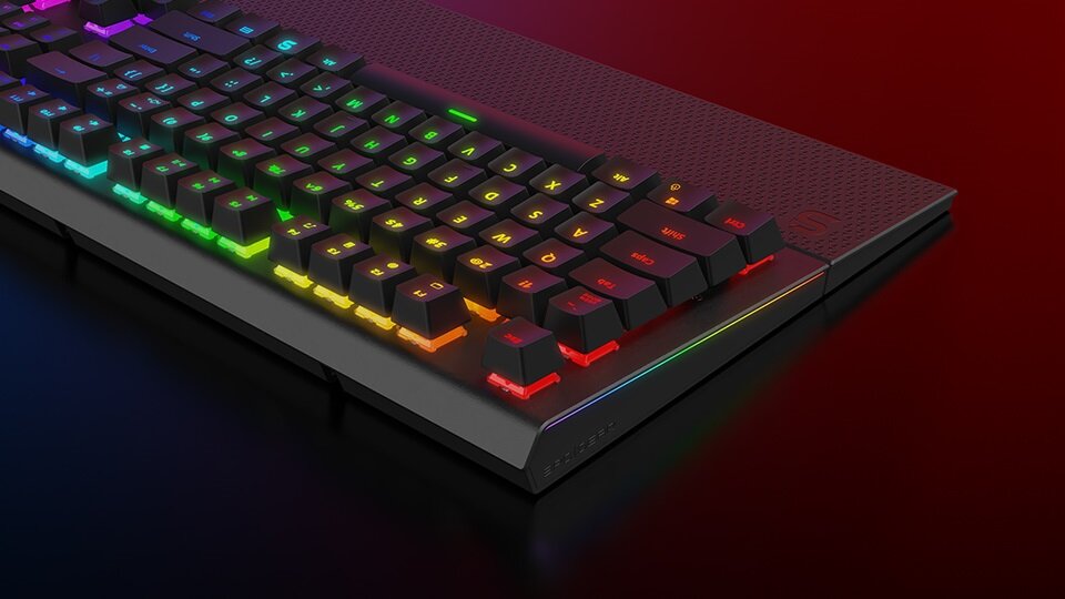 Klawiatura SPC GEAR GK650K Omnis Kailh Blue - wysoka wytrzymałość 50milionów kliknięć