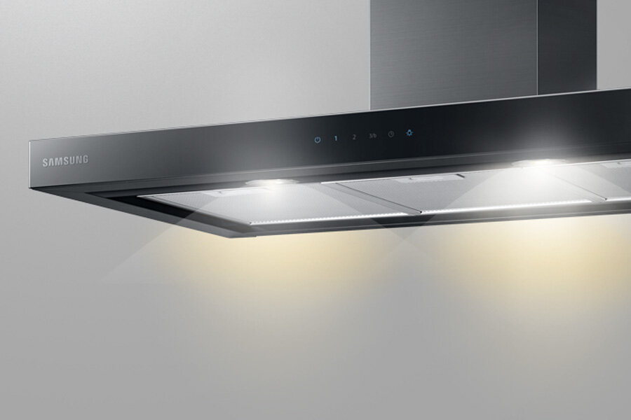 NK36M5070BM - Oświetlenie LED - inteligentne rozwiązania Inteligentne rozwiązania: Okap Samsung NK36M5070BM - Oświetlenie LED