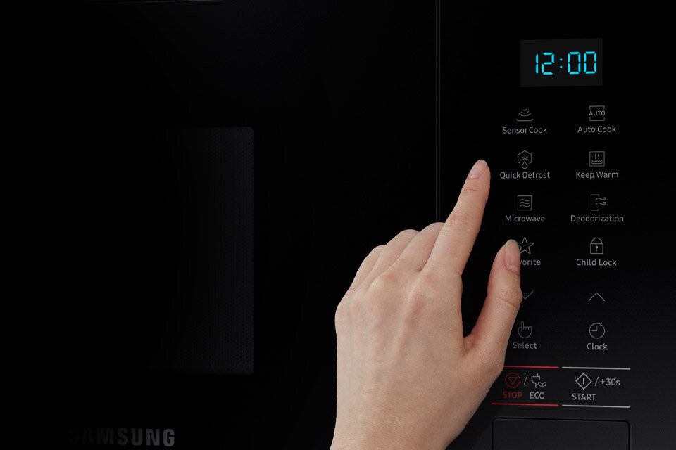 minimalistyczny panel sterujący