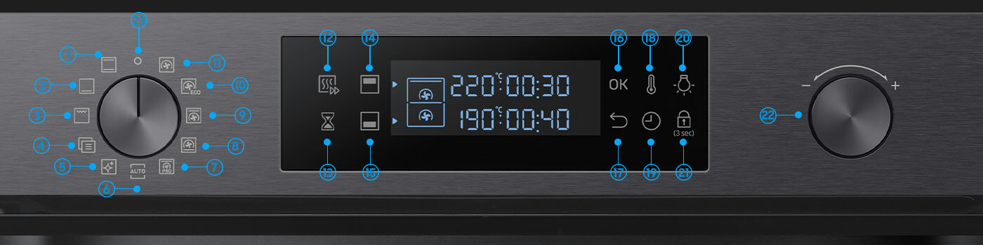 INTUICYJNY PANEL STEROWANIA