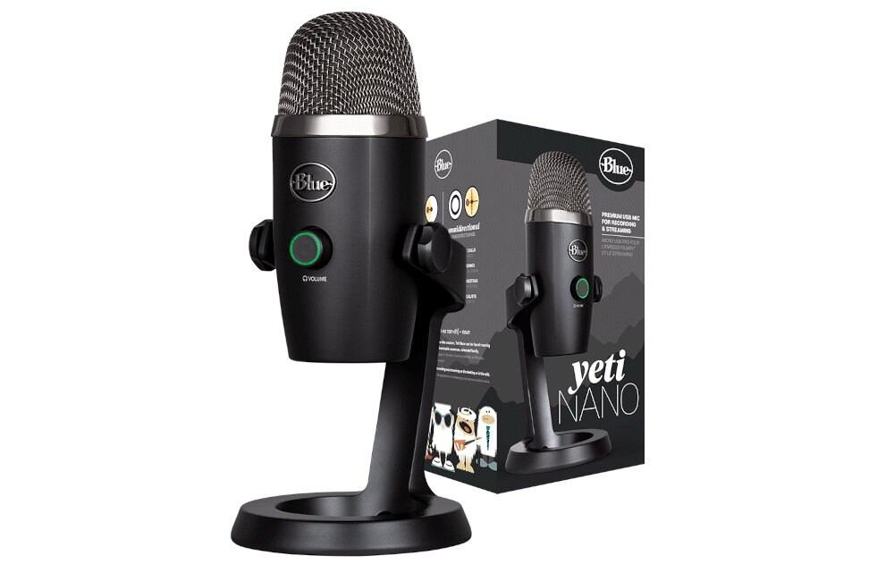 MIKROFON DO STREAMINGU BLUE YETI NANO wyjście słuchawkowe