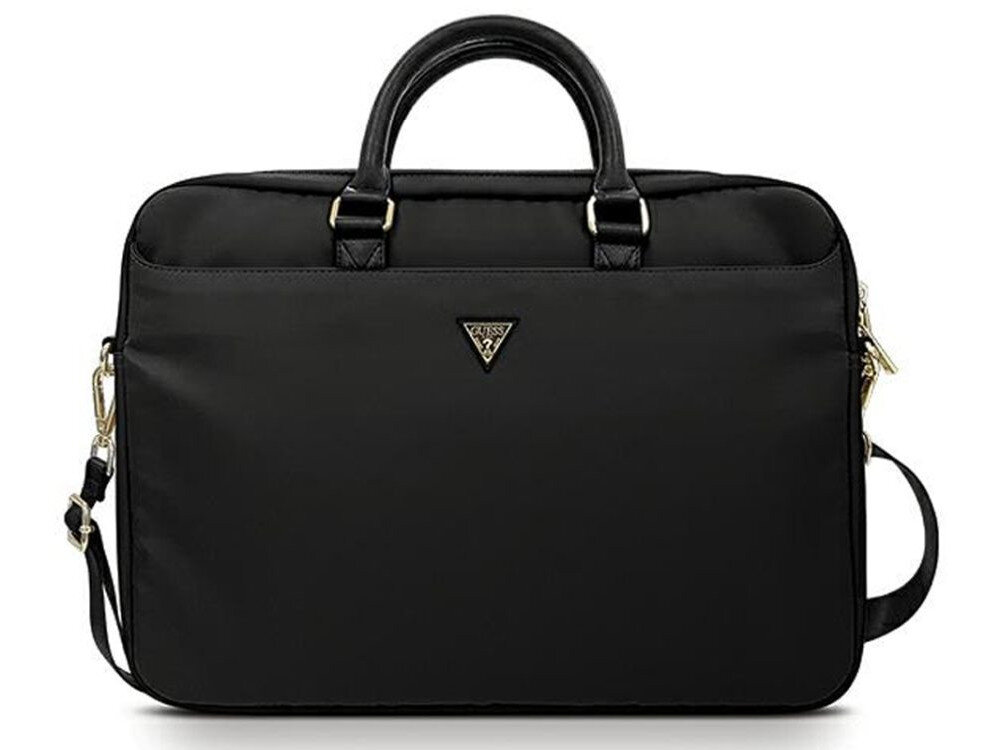 Torba do laptopa GUESS Nylon Triangle Logo 16 cali precyzyjna konstrukcja lepsza ochrona zawiasow