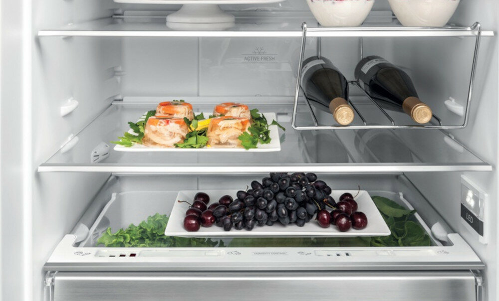 Lodówka HOTPOINT HA70BE73XO3 Nofrost 195.5cm Srebrna szybkie chłodzenie
