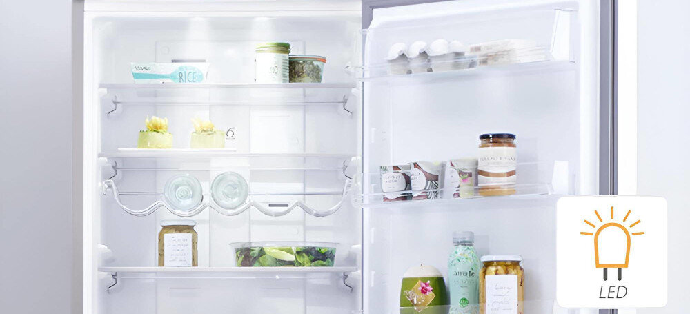 Lodówka WHIRLPOOL ART66021 Oświetlenie LED rozproszone światło
