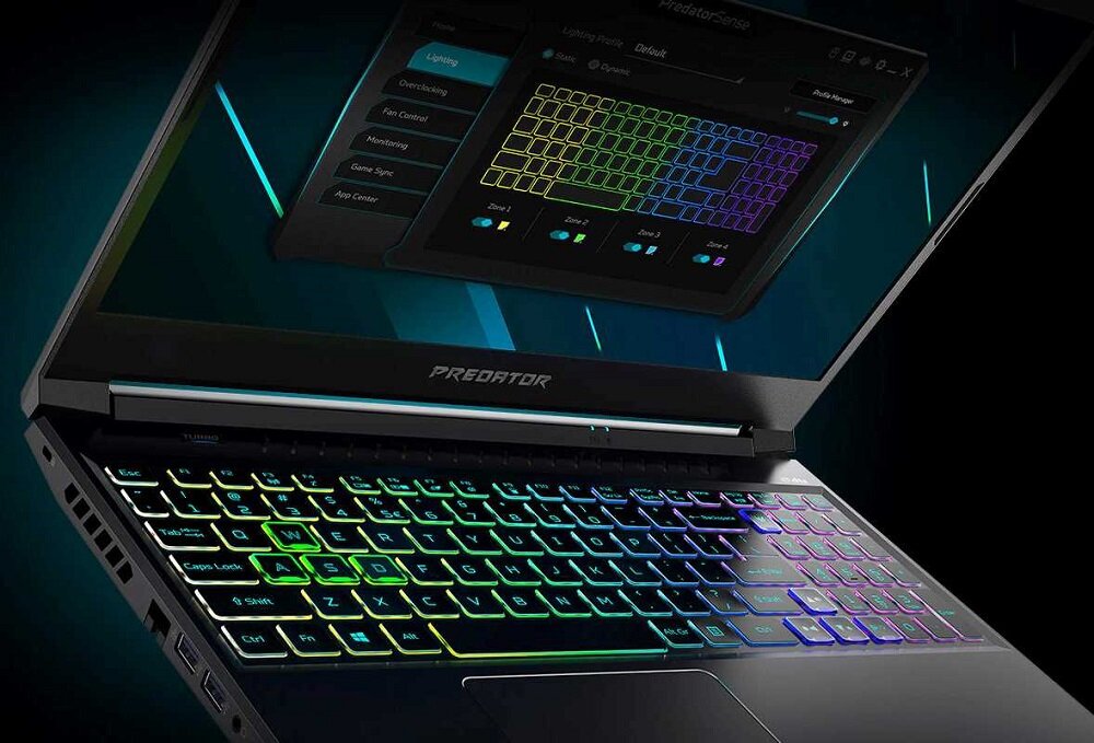 Laptop ACER Predator Helios 300 - gamingowa podświetlana klawiatura