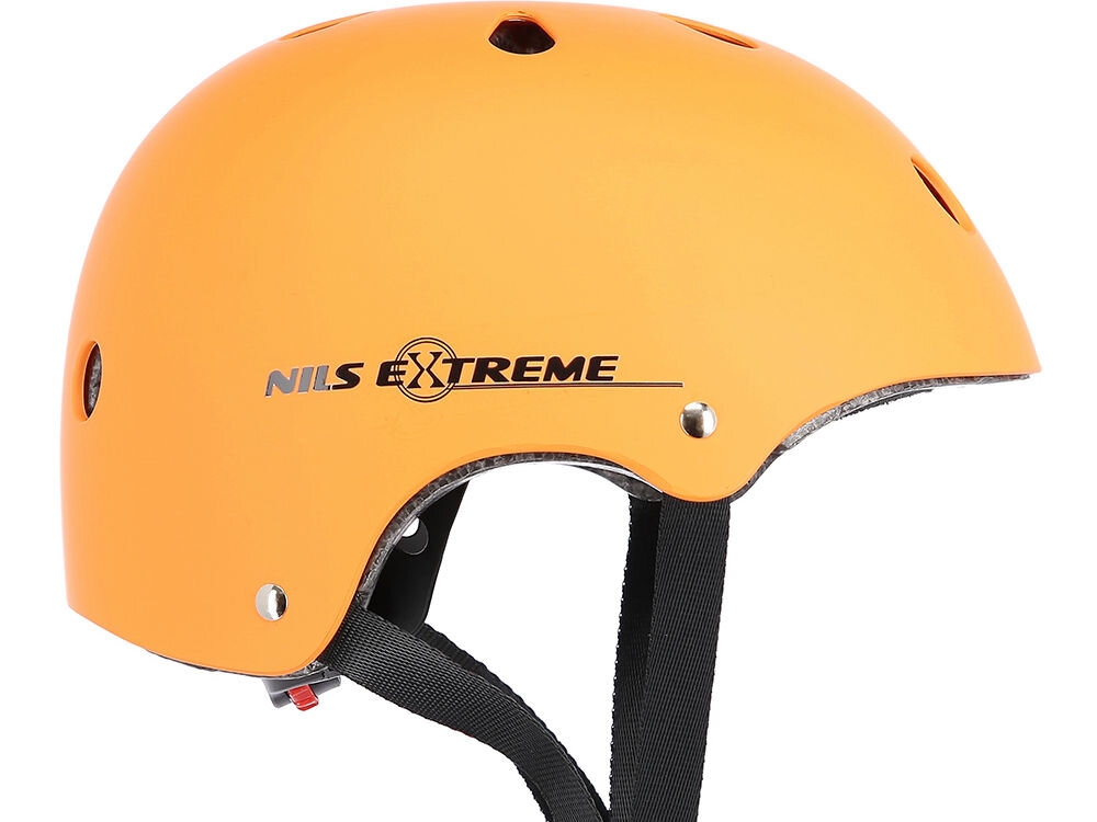 Kask rowerowy NILS EXTREME MTV12 Pomarańczowy (rozmiar L) regulacja