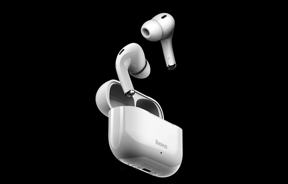 Słuchawki dokanałowe BASEUS Encok W3 TWS Biały odporność bluetooth mikrofony redukcja szumów