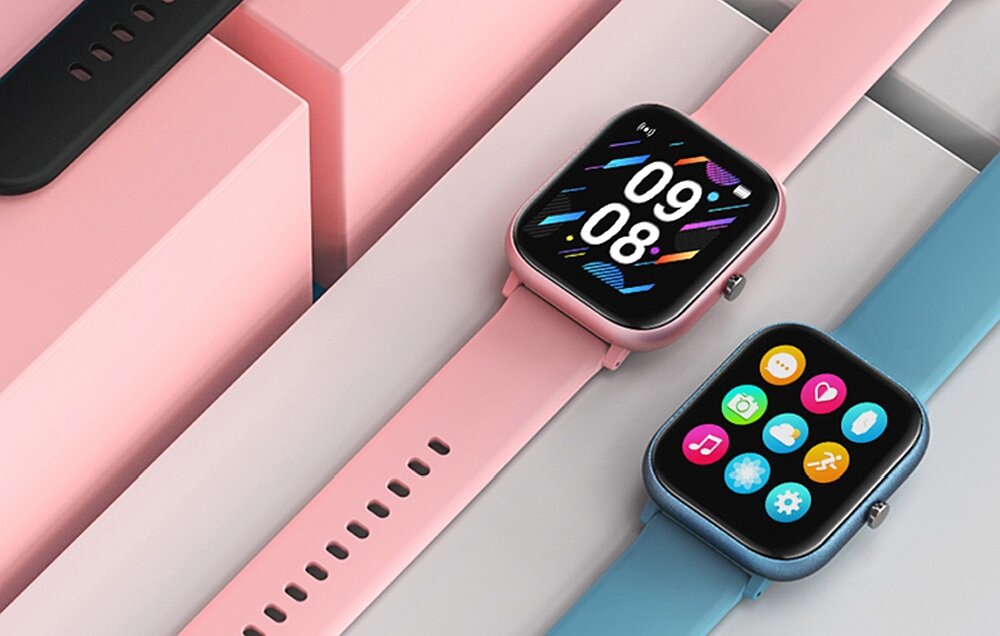 Smartwatch COLMI P8 SE  ekran bateria pomiar czujniki zdrowie sport tryby aplikacje łączność 