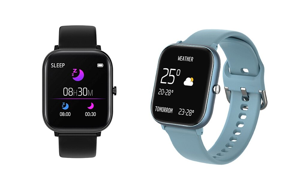 Smartwatch COLMI P8 SE  ekran bateria pomiar czujniki zdrowie sport tryby aplikacje łączność 