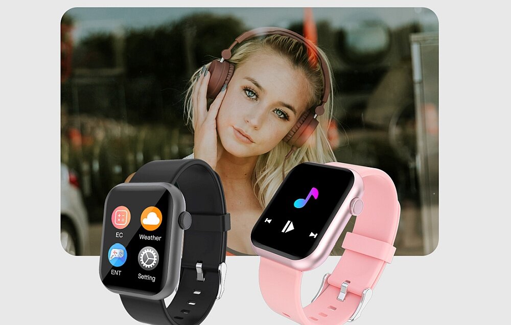 Smartwatch COLMI P9 ekran bateria pomiar czujniki zdrowie sport tryby aplikacje łączność