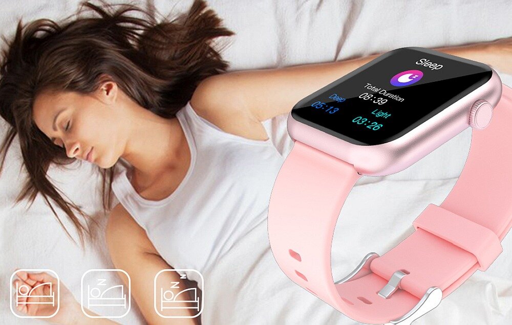 Smartwatch COLMI P9 ekran bateria pomiar czujniki zdrowie sport tryby aplikacje łączność