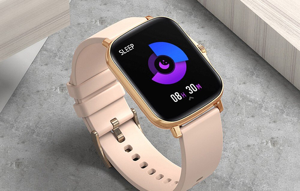 Smartwatch COLMI P8 Plus ekran bateria pomiar czujniki zdrowie sport tryby aplikacje łączność