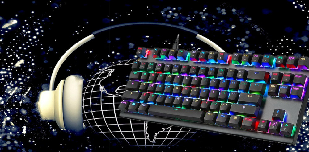 Klawiatura MOTOSPEED K82 RGB - Ergonomiczna klawiatura
