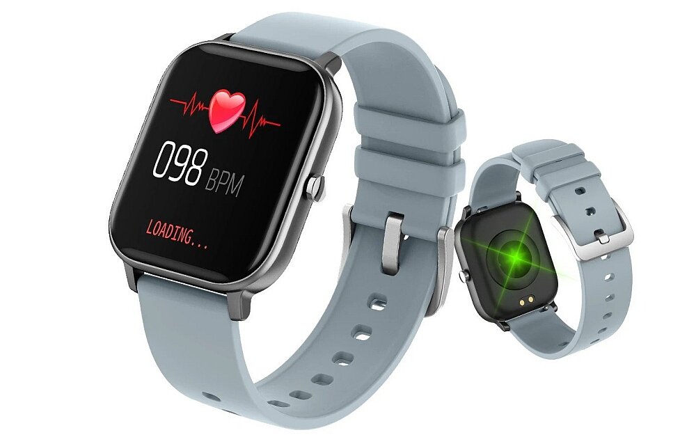 Smartwatch COLMI P8 ekran bateria pomiar czujniki zdrowie sport tryby aplikacje łączność