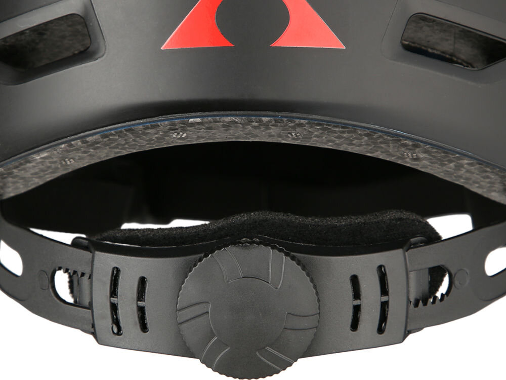 Kask rowerowy NILS EXTREME MTW03 Czarny (rozmiar L) regulacja pokrętło pasek