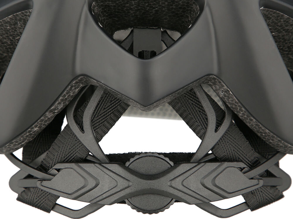 Kask rowerowy NILS EXTREME MTW24 Czarny MTB (rozmiar M) regulacja pokrętło pasek