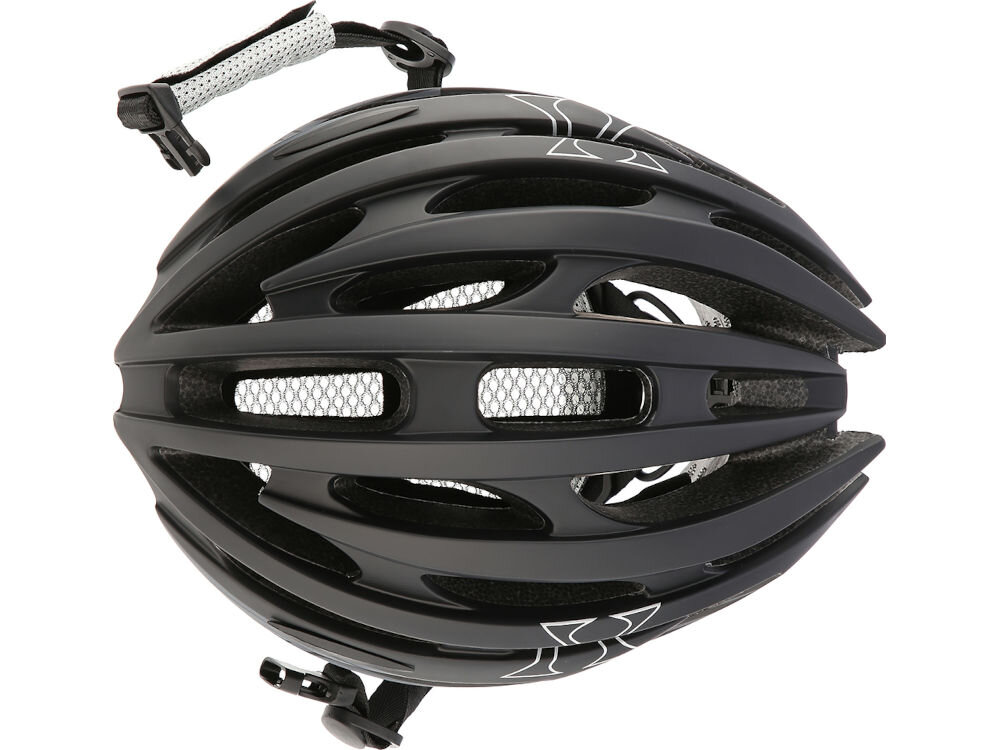 Kask rowerowy NILS EXTREME MTW24 Czarny MTB (rozmiar M) regulacja pokrętło pasek