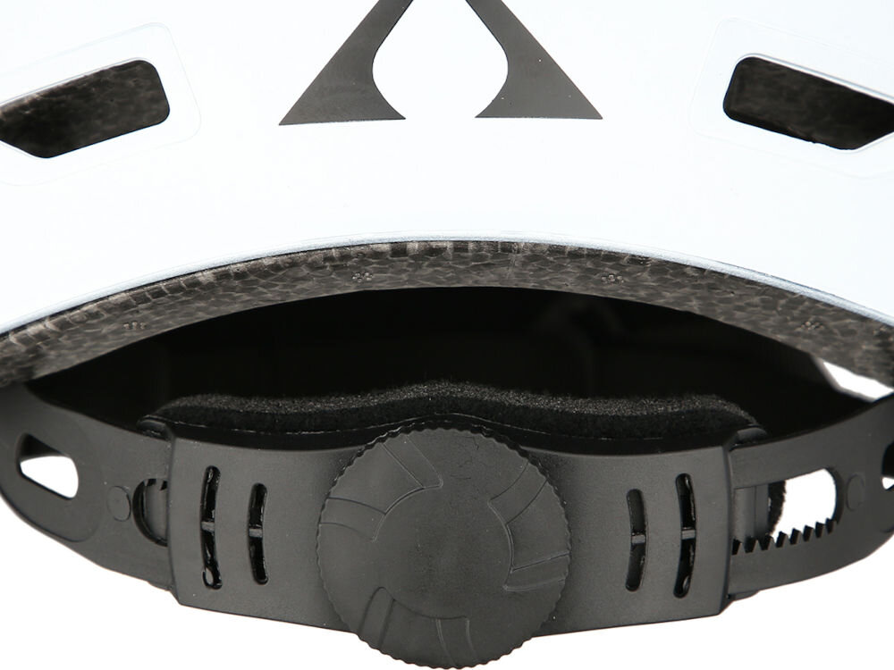 Kask rowerowy NILS EXTREME MTW03 Biały (rozmiar L) regulacja pokrętło pasek