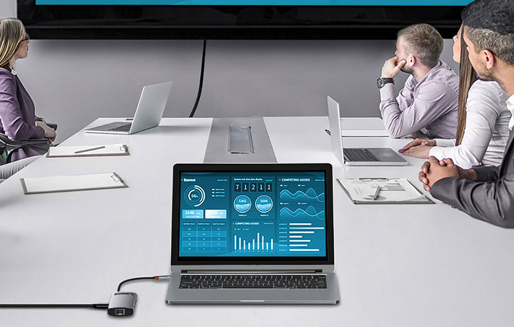 Stacja dokująca BASEUS Metal Gleam 8W1 KOMPATYBILNOŚĆ SYSTEMY WINDOWS LINUX MAC OS CHROME OS