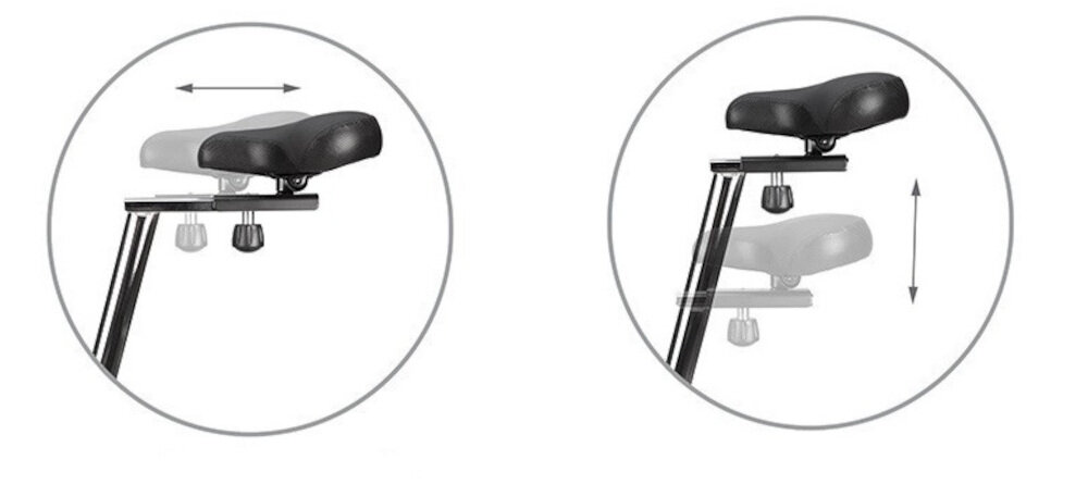 Rower elektromagnetyczny HMS Premium M6152 siodełko wygodne regulowane regulacja pionowa pozioma