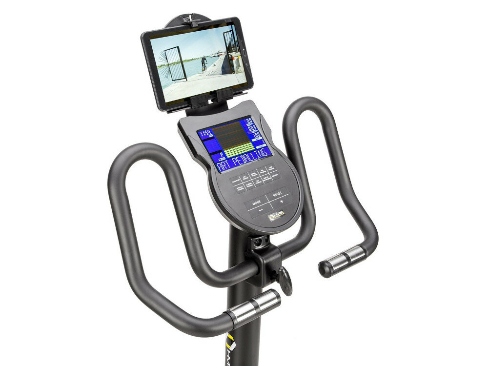 Rower elektromagnetyczny HMS Premium M6152 uchwyt pokryte antypoślizgowym materiałem uchwyt na urządzenie mobilne