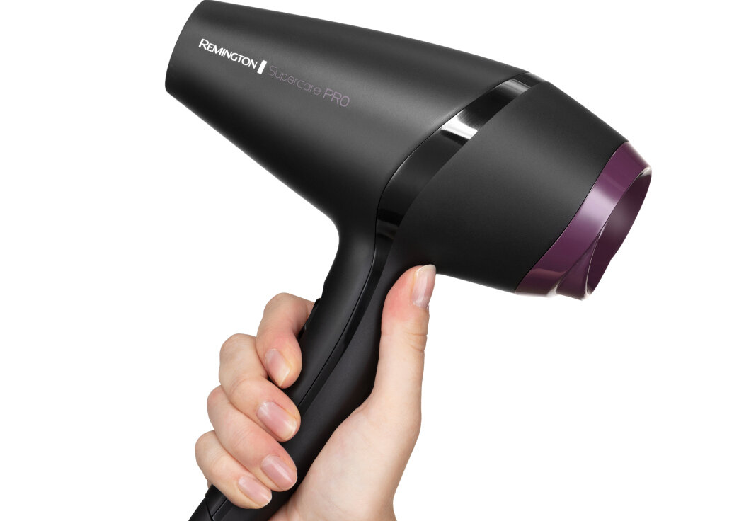 Suszarka REMINGTON SuperCare Pro AC7100 szybko wydajnie suszenie silnik AC moc 2100 W prędkość nawiew 110 km/h