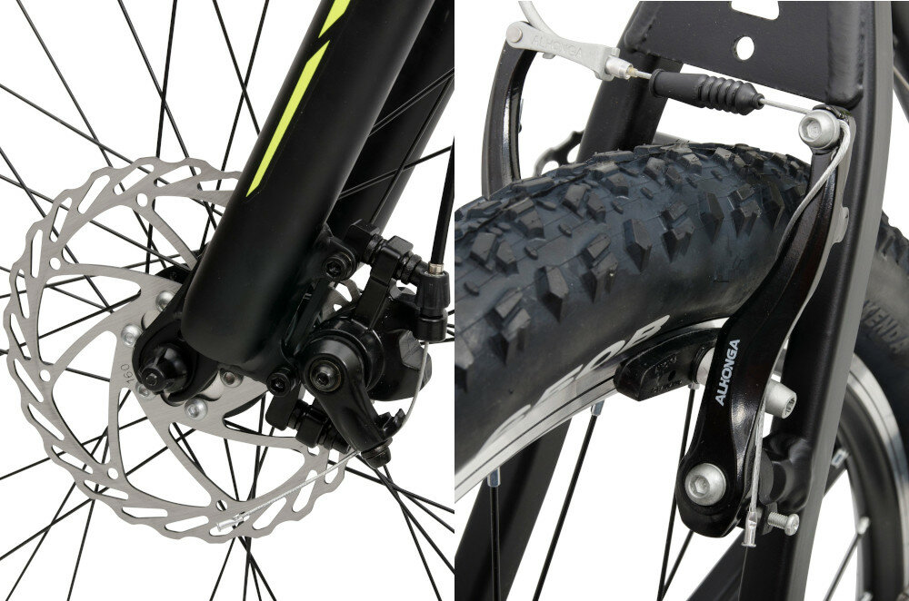 Rower górski MTB INDIANA X-Pulser 2.7 M18 27.5 cala męski Czarno-żółty hamulce tarczowy vbrake