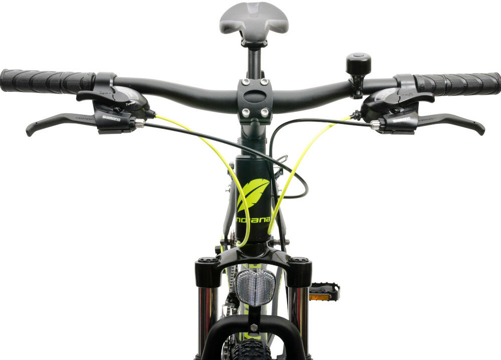 Rower górski MTB INDIANA X-Pulser 2.7 M18 27.5 cala męski Czarno-żółty kierownica wspornik