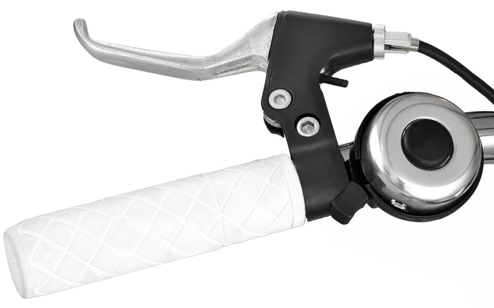 Rower Miejski INDIANA IMPALA 7B 28 cali damski czarny - hamulce aluminiowe tylny przedni V-Brake marka DAWSTAR