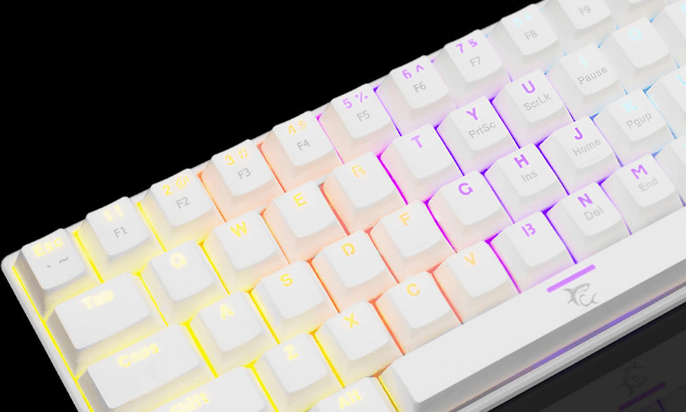 Klawiatura WHITESHARK Shinobi BS Biały