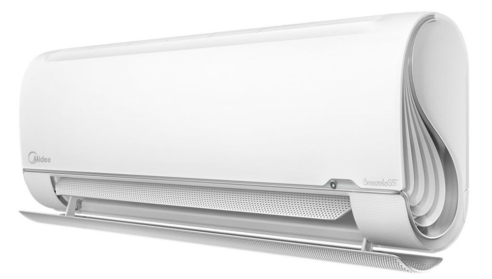 Klimatyzator MIDEA Split Breezeless MSFAAU-12HRFN8-QRD6GW z usługa montażu funkcja Automatycznego restartu tryb ECO nawiew 3D