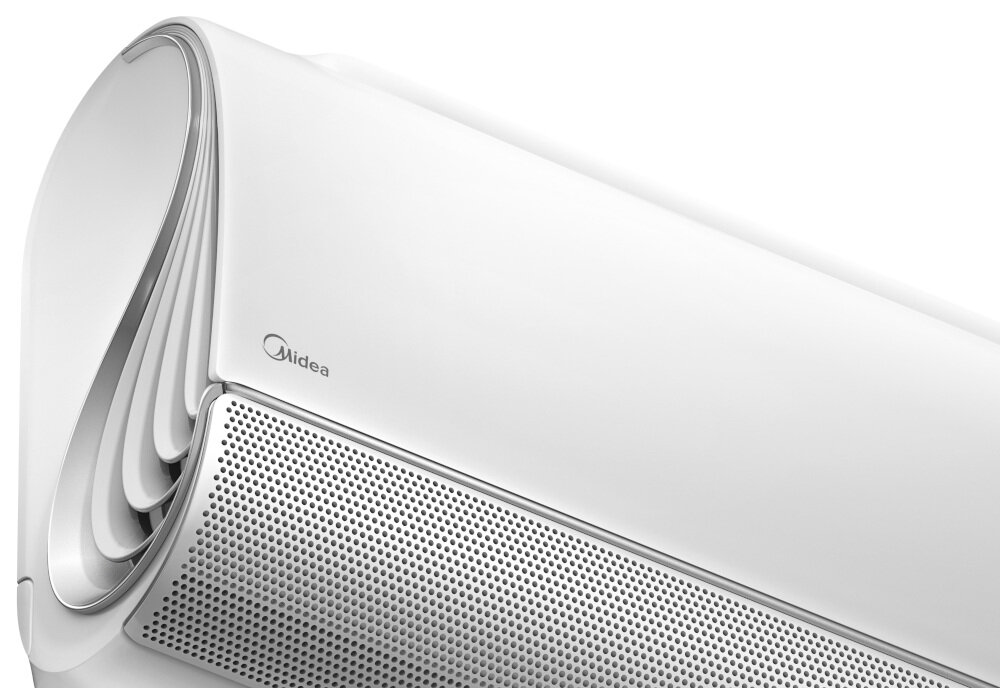 Klimatyzator MIDEA Split Breezeless MSFAAU-12HRFN8-QRD6GW z usługa montażu wielostopniowy filtr wykonany z materiału posiadającego pory o wielkości 0,3 μm zatrzymuje do 99% pyłu komórki grzybów do 95 % bakterii części wirusów