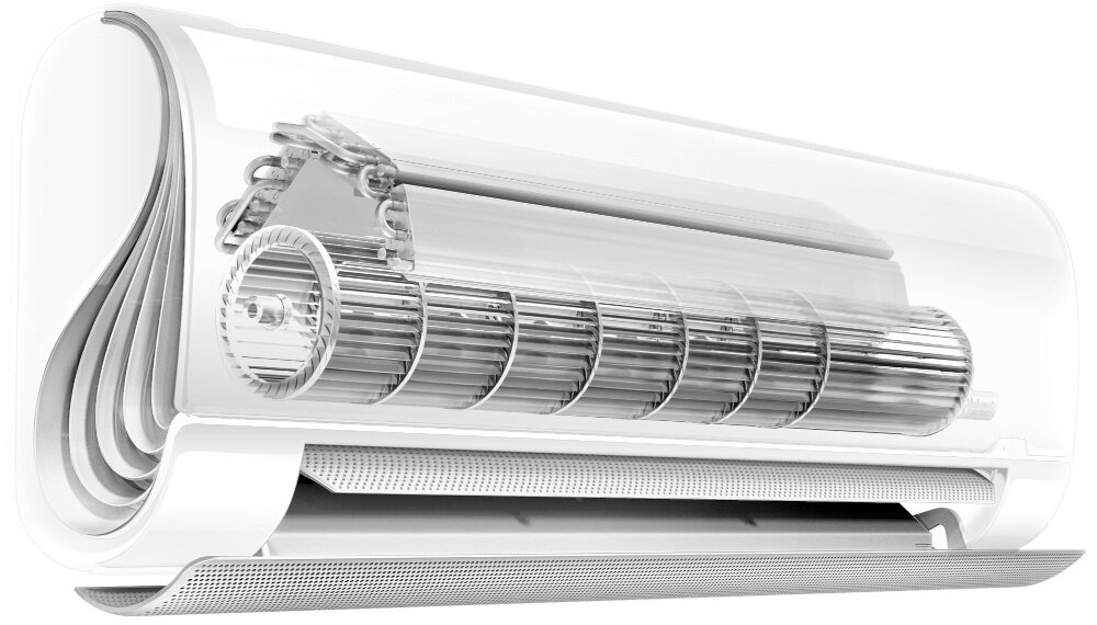 Klimatyzator MIDEA Split Breezeless MSFAAU-09HRFN8-QRD6GW tryb chłodzenia i grzania