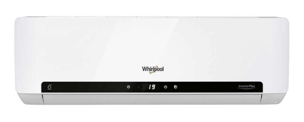 Klimatyzator WHIRLPOOL Split SPIW318L z usługą montażu elegancki i minimalistyczny design wysoka moc inteligentny zestaw trybów działania wysoka wydajność niskie zużycie prądu moc 5000 W w pomieszczeniach o maksymalnej powierzchni do 36 m2 czynnik chłodniczy R32