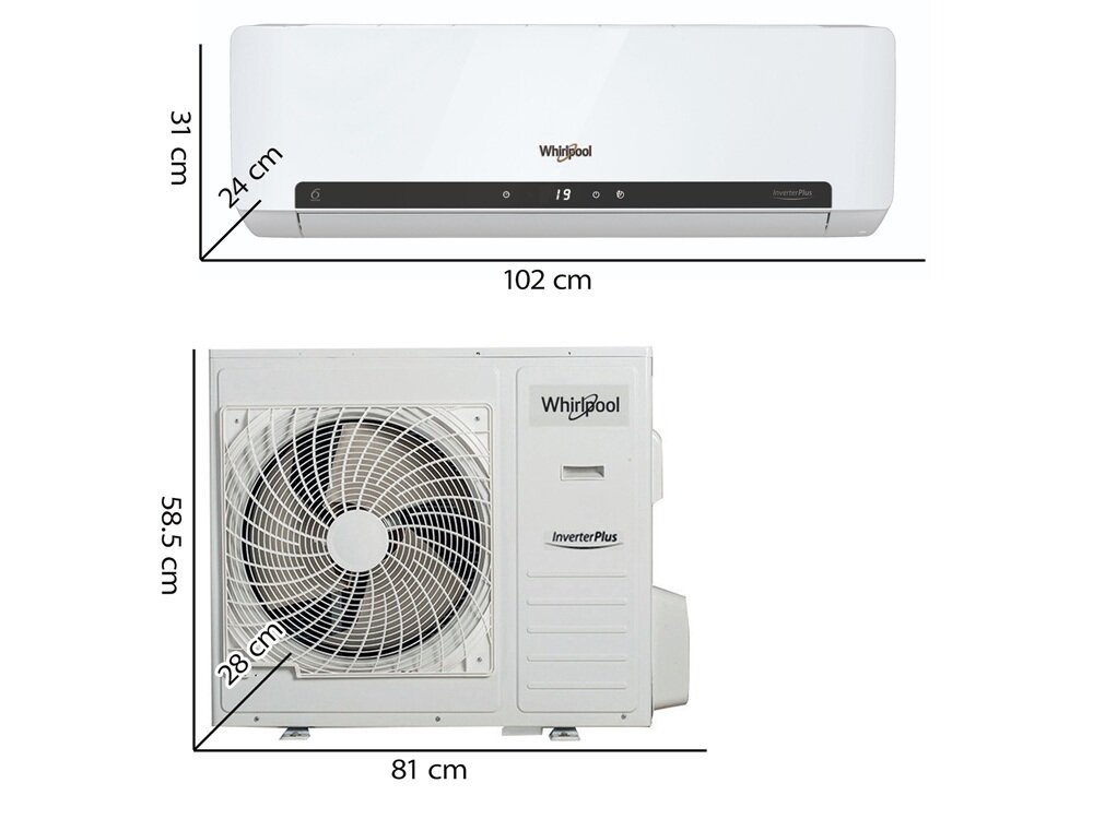 Klimatyzator WHIRLPOOL Split SPIW318L z usługą montażu