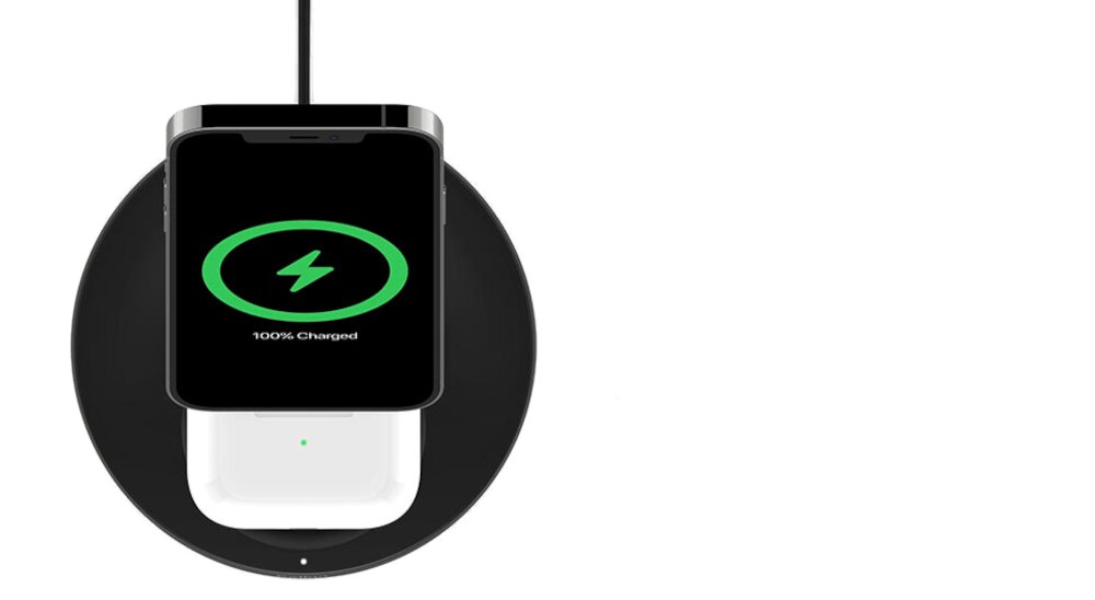 Ładowarka indukcyjna BELKIN MagSafe 2w1 15W czujnik moc ładowanie indukcja