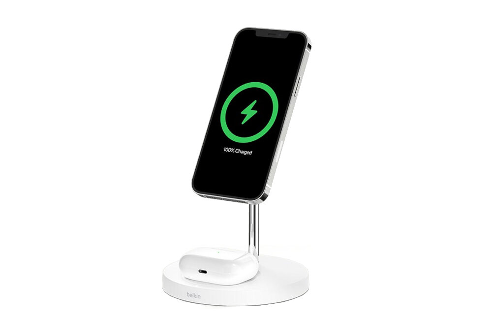 Ładowarka indukcyjna BELKIN MagSafe 2w1 15W kompatybilnosc 2 w 1 ladowanie