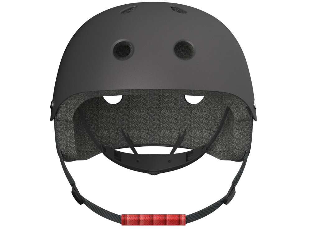 Kask dla dorosłych NINEBOT BY SEGWAY Czarny L z wysokiej jakości materiałów forma wewnętrzna pianka z EPS zewnętrzna powłoka z ABS paski z nylonu klamry z utwardzanego nylonowego tworzywa sztucznego