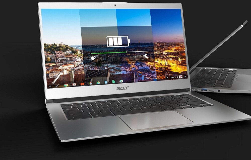 Laptop ACER Chromebook 514 - praca na baterii wydajna bateria