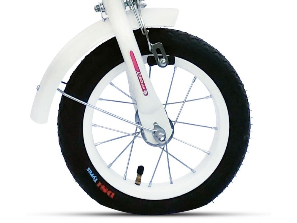 Rower dziecięcy LIMBER Girl 12 cali dla dziewczynki Różowy 12-calowe koła na aluminiowych obręczach dla dziewczynek w wieku od 2 do 4 lat błotniki