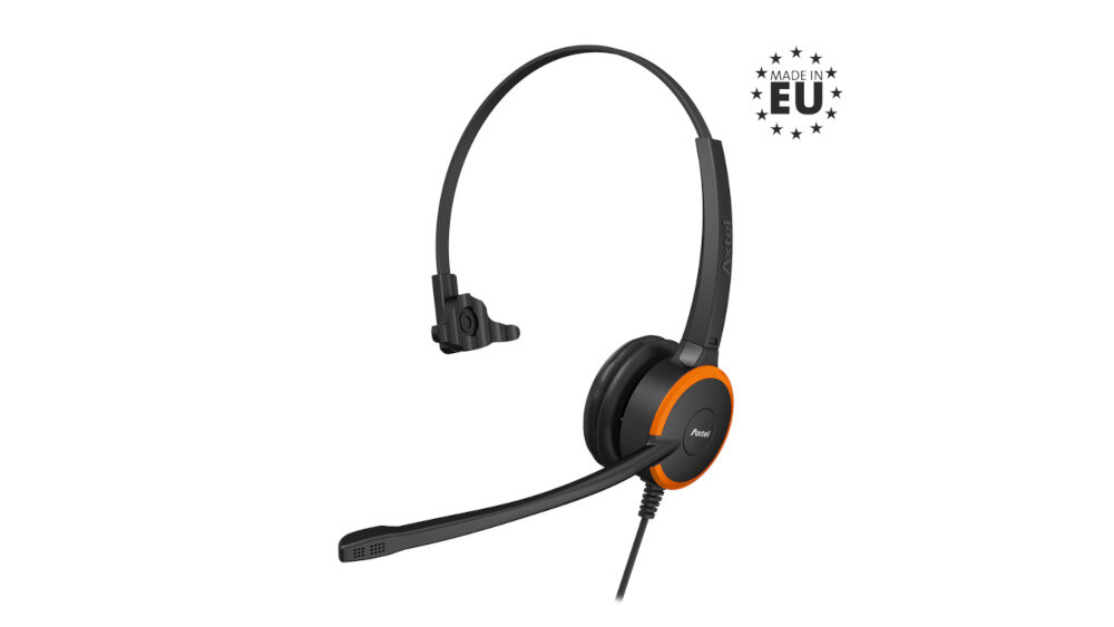 SŁUCHAWKI AXTEL PRIME MS HD MONO NC USB OCHRONA SŁUCHU TECHNOLOGIA DSP AP