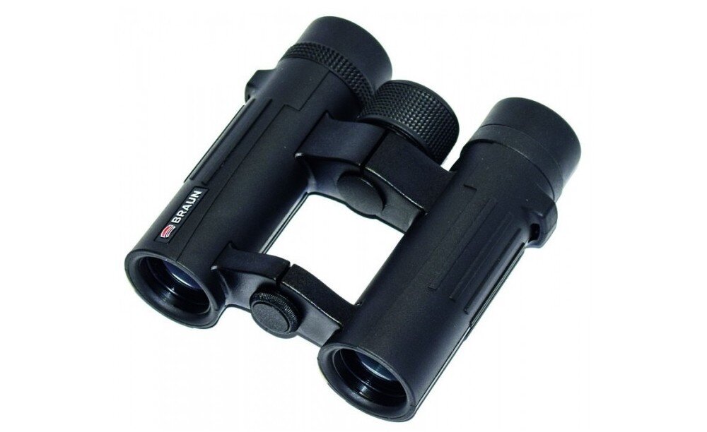 Lornetka BRAUN Compagno 10x26 WP gumowana powierzchnia duże pokrętło służące do nastawiania ostrości wodoszczelna  