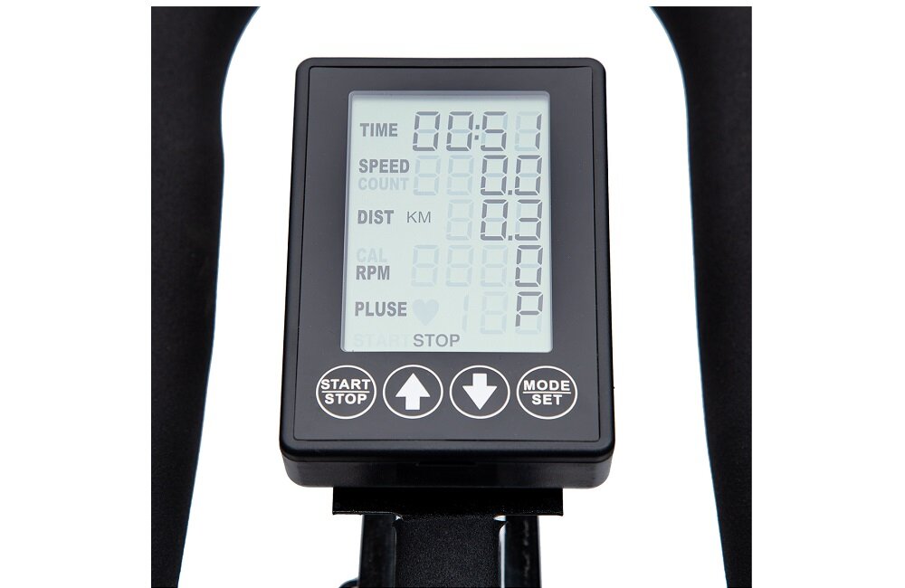 Rower spinningowy HMS SW2102 dane treningowe Zintegrowany monitor LCD
